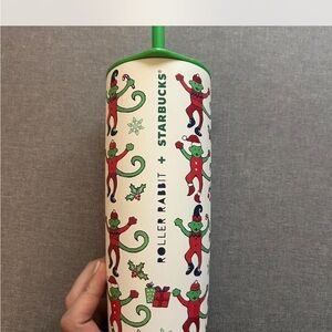 Starbucks x Roller Rabbit RARE Monkey Mas 24oz Tumbler BRAND NEW